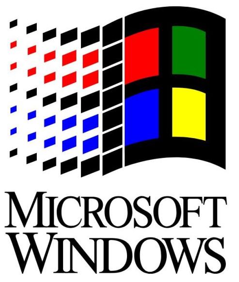 logo windows en los 90
